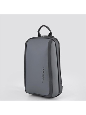 Ççs 51466 Tek Omuz Askılı Sırt Ve Göğüs Çantası Gri