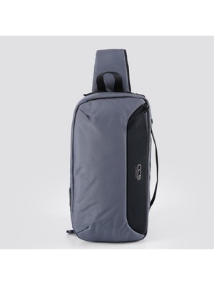 Ççs 31407 Tek Omuz Askılı Sırt Ve Göğüs Çantası Gri