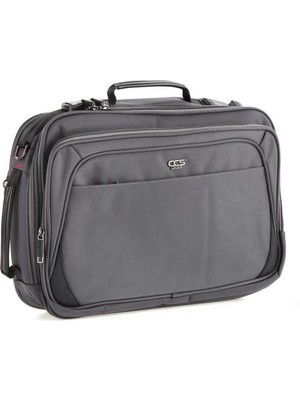 Ççs 51269 Şifreli Usb Laptop Ve Evrak Sırt Ve Omuz Çantası Gri