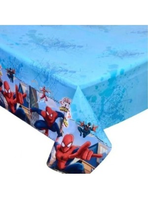 Bkmc Spiderman (Örümcek Adam) Plastik Doğum Günü Parti Masası Örtüsü