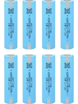 8 Adet Aspilsan Puntalı INR18650A28 3.7V 2800MAH 25A Discharge Şarjlı Li-Ion Pil