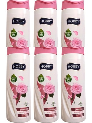 Hobby Şampuan Gül Özlü Boyalı Saç 480 ml x 6 Adet