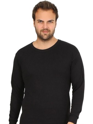 Modaserdem  Erkek Termal Üst Kışlık Içlik Siyah 6869