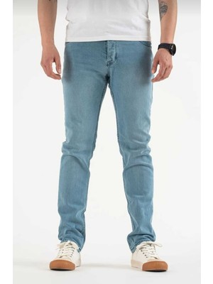 Erkek Siyah Slim Fit Dar Kesim Pamuklu Esnek Jean Kot Denim Pantolon