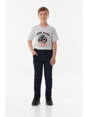 Beli Lastikli Erkek Çocuk Jean