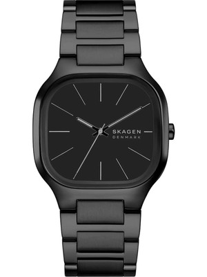 Skagen SKW6935 Erkek Kol Saati Siyah Çelik Kasa Suya Dayanıklı Pilli Quartz 40 mm
