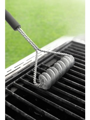 Tek Sıra Dönen Telli Mangal Izgara Barbekü Temizleme Fırçası CIN990