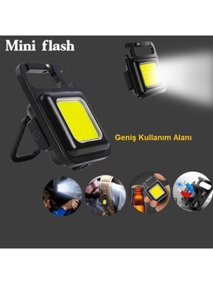 30 Ledli Mıknatıslı Mini Anahtarlık Lamba | Güçlü Ve Taşınabilir Aydınlatma