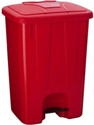 Köşeli Pedallı Çöp 65 Lt Iç Kovasız