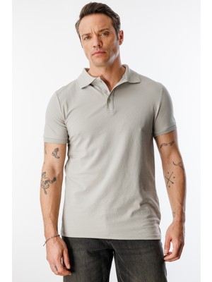  erkek Çekmeyen Pamuklu Kumaş Regular Fit Standart Kesim Polo Yaka Tişört Poloyaka-T-Shırt1