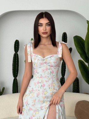 Defy Moda Sinero Midi Elbise