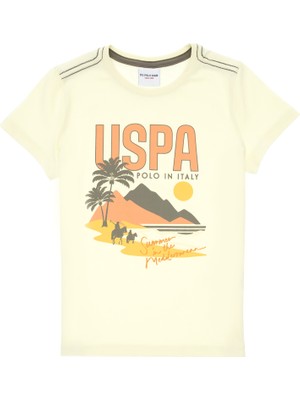 U.S. Polo Assn. Erkek Çocuk Limon Bisiklet Yaka Tişört 50307145-VR035