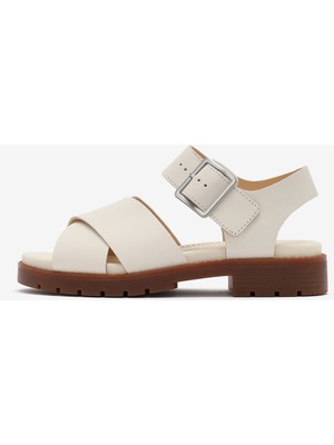 Orinoco Cross Kadın Cream Leather Sandalet 26181350