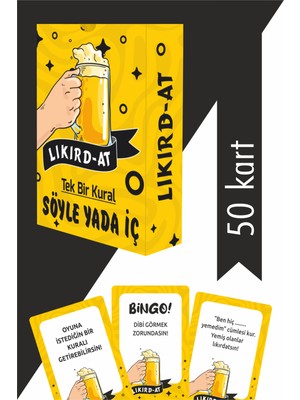 Lıkırdat Oyun Kartları | Eğlenceli Parti Kutu Oyunları | Grup Içki Shot Oyunları