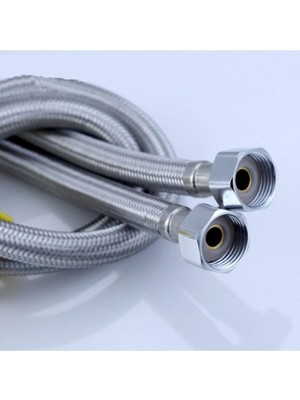 Çelik Klozet Bağlantı Hortumu 3/8x3/8' 30 cm 2 Adet