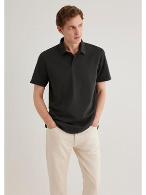 Mavi Antrasit Polo Tişört 0612556-70092