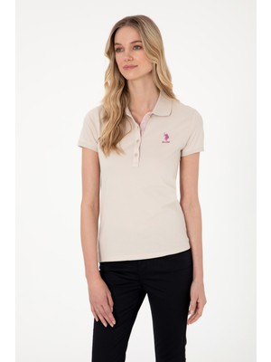 U.S. Polo Assn. Kadın Taş Basic Tişört 50300896-VR049