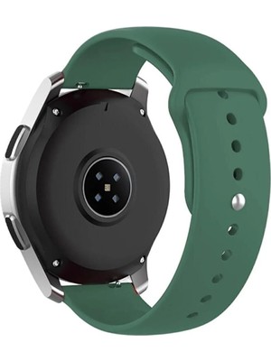 Nezih Case Huawei Watch Gt4 / Gt5 / Gt6 41mm ile Uyumlu Yumuşak Silikon Spor Kordon Strap 18mm