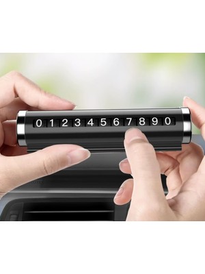 Araç Içi Telefon Numaratörü Metal Kasa Numara Çevirmeli Oto Park Numara Parkmatik Torpidoya Yapışan