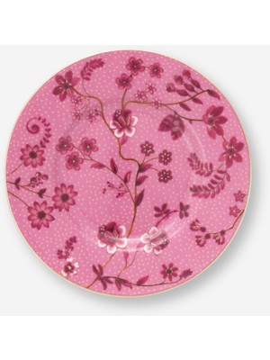 Pip Studio Jolie Pembe Porselen Petit Four Tabağı 12 cm