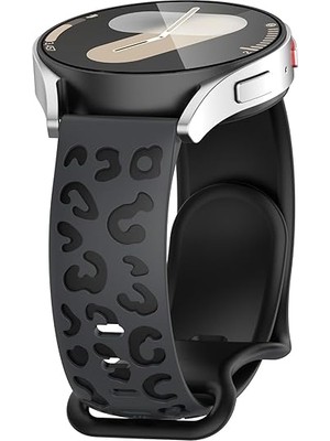 MobaxAksesuar Xiaomi Redmi Watch 5 Active/lite 22MM Kordon Leopar Desen Yumuşak Silikon Kordon