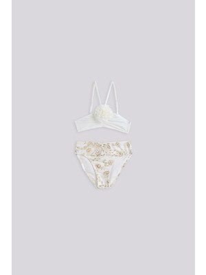 Bg Store Kız Çocuk Desenli Bikini