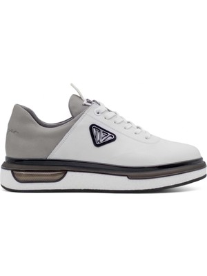 Voyager M057  Deri Erkek Sneaker Beyaz