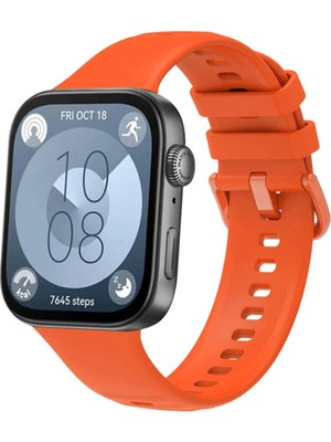 Nezih Case Huawei Watch Fit 3 / Fit 4 / Fit 4 Pro Uyumlu Yumuşak Jel Silikon Kordon/Strap