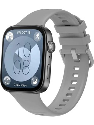 Nezih Case Huawei Watch Fit 3 / Fit 4 / Fit 4 Pro Uyumlu Yumuşak Jel Silikon Kordon/Strap