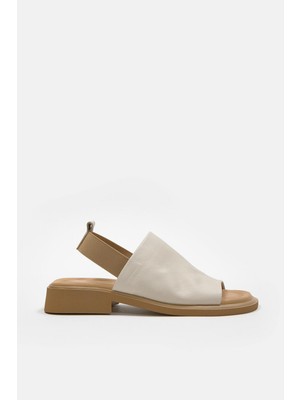 Leslie Bej  Deri Kadın Sandalet