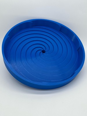 Kemx Spiral Gold Pan Altın Eleme Tavası 30X30   Altın Tepsi
