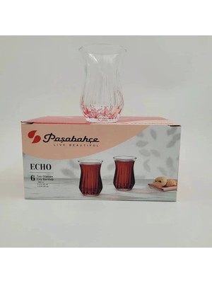 Paşabahçe 420181 Echo Kesme Çay Bardak 6'lı