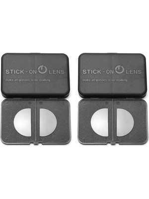 Kendinden Yapışkanlı Bifokal Okuma Merceği, Şeffaf, Tekrar Kullanılabilir