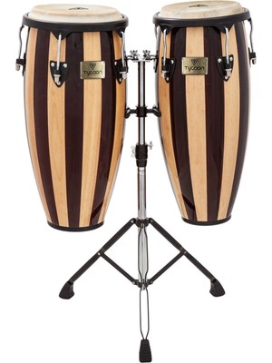 Tycoon TC91-BRED  10'' + 11'' Conga (Stand Dahil)