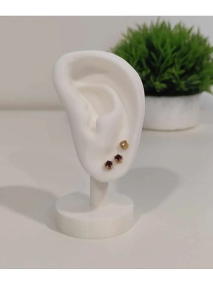 Teknotrust Kulak Küpe Mankeni Takı Mankeni Makyaj & Takı Organizeri Küpe Standı Takı Organizeri Küpe 8.5 cm
