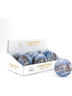 Taşlı Istanbul Tasarımı El Aynası Ince Model 1