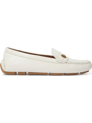 Eagle Driver Kadın Loafer Ayakkabı - Beyaz