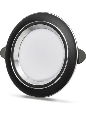 Noas 5W Black+Sılver LED Spot Beyaz Işık 10ADET