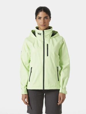 Helly Hansen Helly Hansen W Crew Hooded Mont 2.0 Kadin Yeşil Yağmurluk HHA.34448-HHA.398