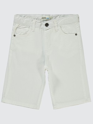 Civil Boys Erkek Çocuk Kapri 10-13 Yaş Beyaz