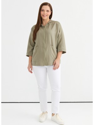Selen Normal Haki Kadın Ceket 25YSL1481-BB