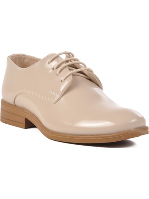 Bej Rugan Erkek Çocuk Klasik Ayakkabı 3020 F