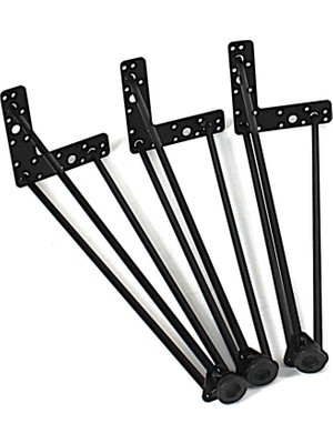 Firkete  Sehpa Masa Ayağı 45 Cm. 3 Adet