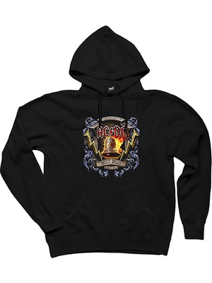 Ac Dc Hells Bells 2 Siyah Kapşonlu Sweatshirt Hoodie