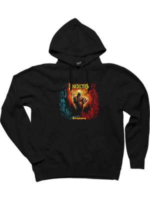 Benediction Scriptures Siyah Kapşonlu Sweatshirt Hoodie