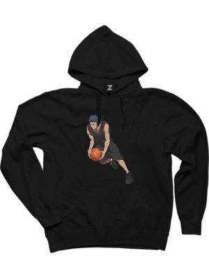 Black Baller Anime Siyah Kapşonlu Sweatshirt Hoodie