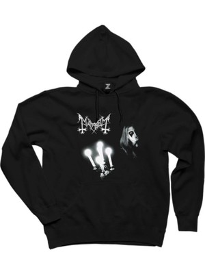 Mayhem Live In Leipzig Siyah Kapşonlu Sweatshirt Hoodie