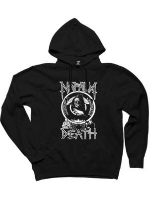 Napalm Death Smear Campaign Siyah Kapşonlu Sweatshirt Hoodie