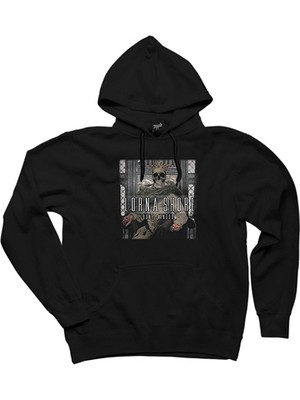 Lorna Shore Bone Kingdom Siyah Kapşonlu Sweatshirt Hoodie