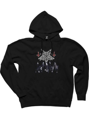 Dark Funeral Grup Face Siyah Kapşonlu Sweatshirt Hoodie